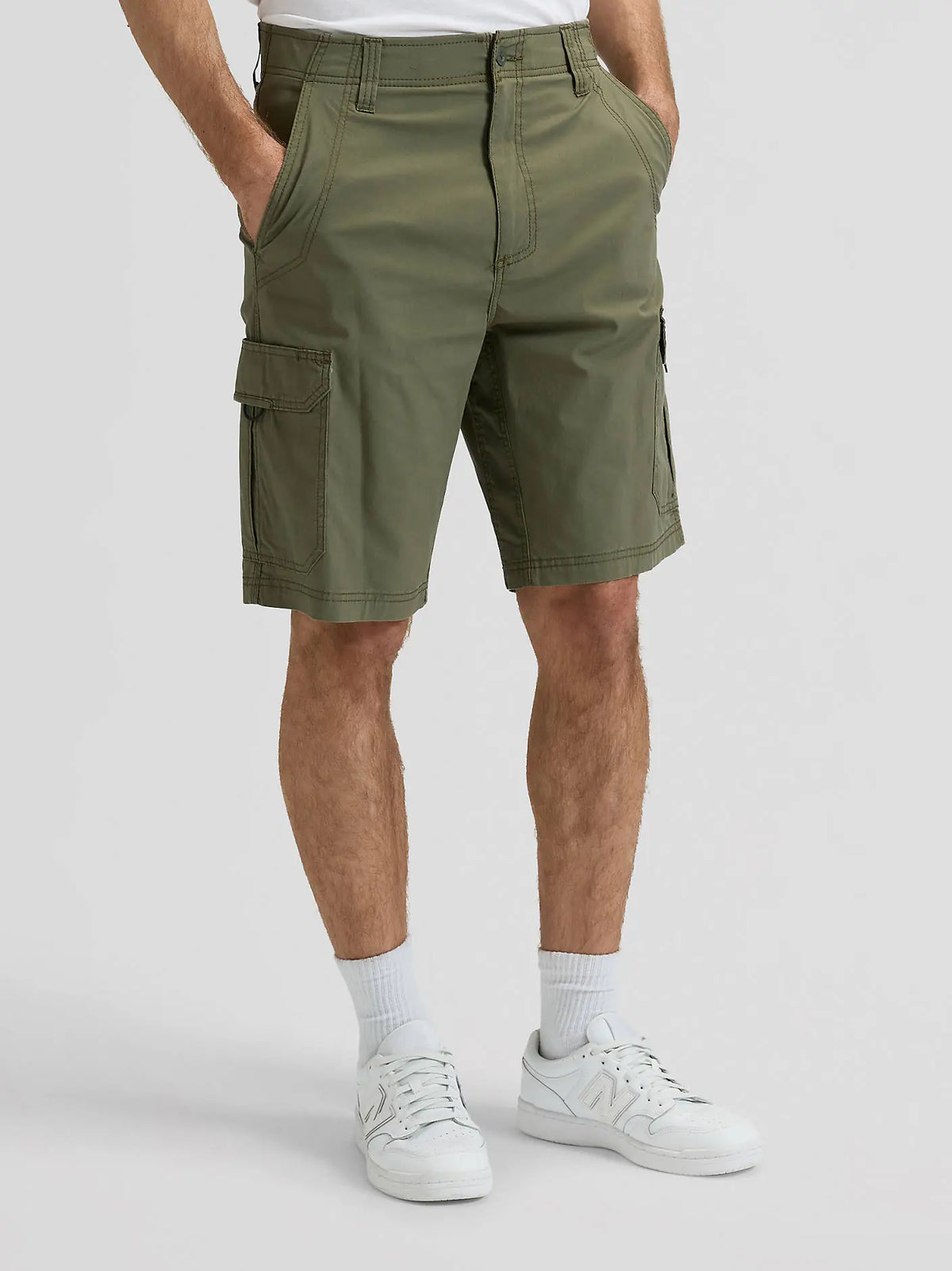 MESKIE SZORTY LEE XM CROSSROAD CARGO SHORT OLIVE NIGH 112351142