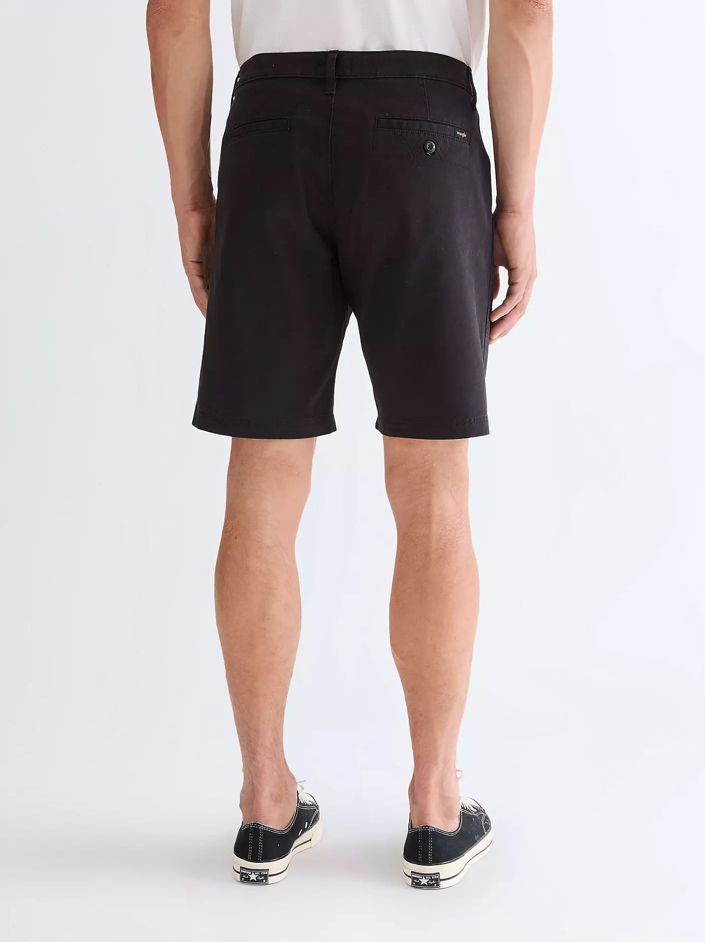 Męskie Szorty Materiałowe Wrangler Chino Shorts Caviar 112378913
