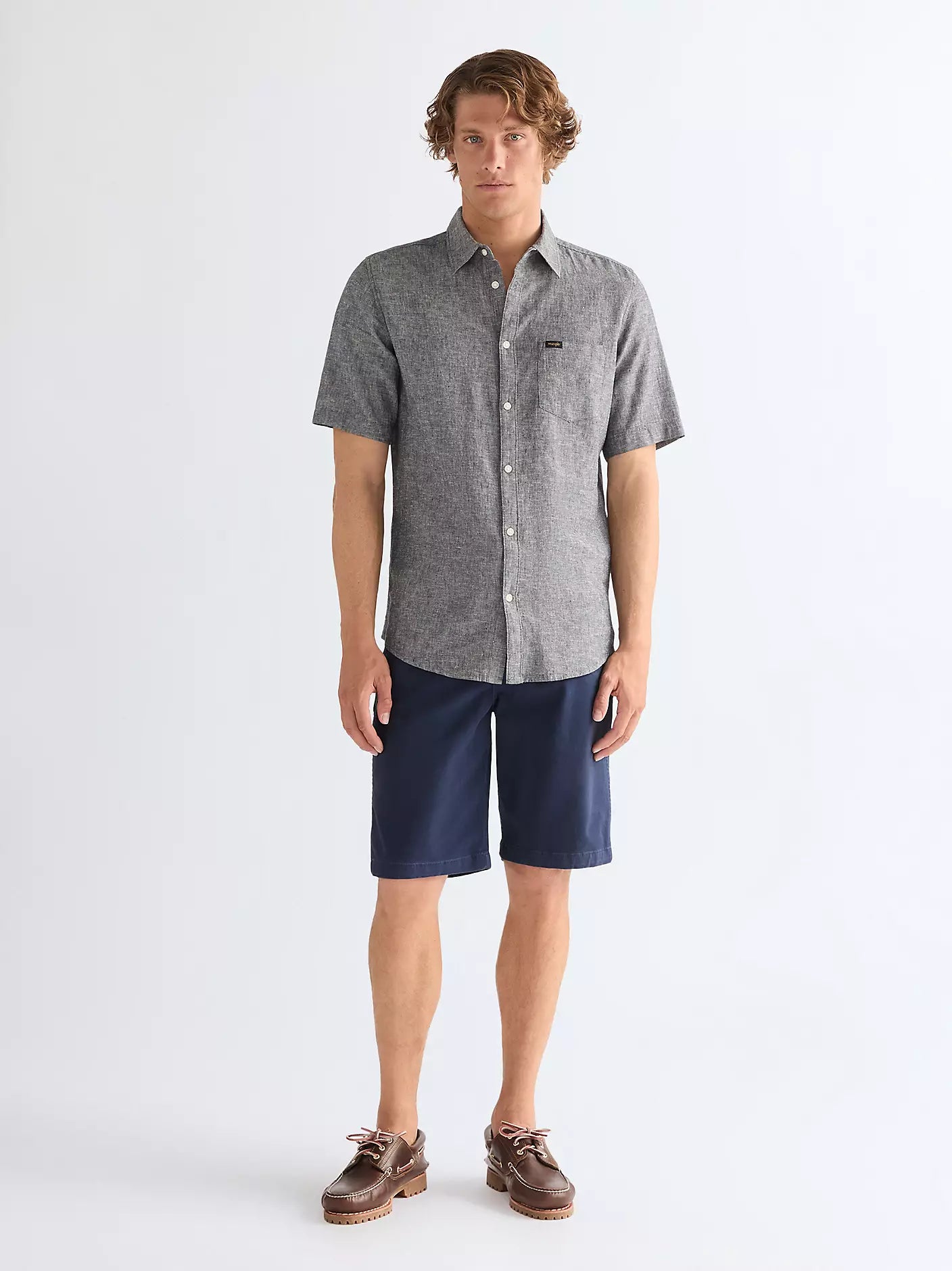 Męskie Szorty Wrangler Chino Shorts Navy 112377832