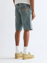 Męskie Szorty Jeansowe Wrangler Cowboy Shorts Canyon Shade 112378440