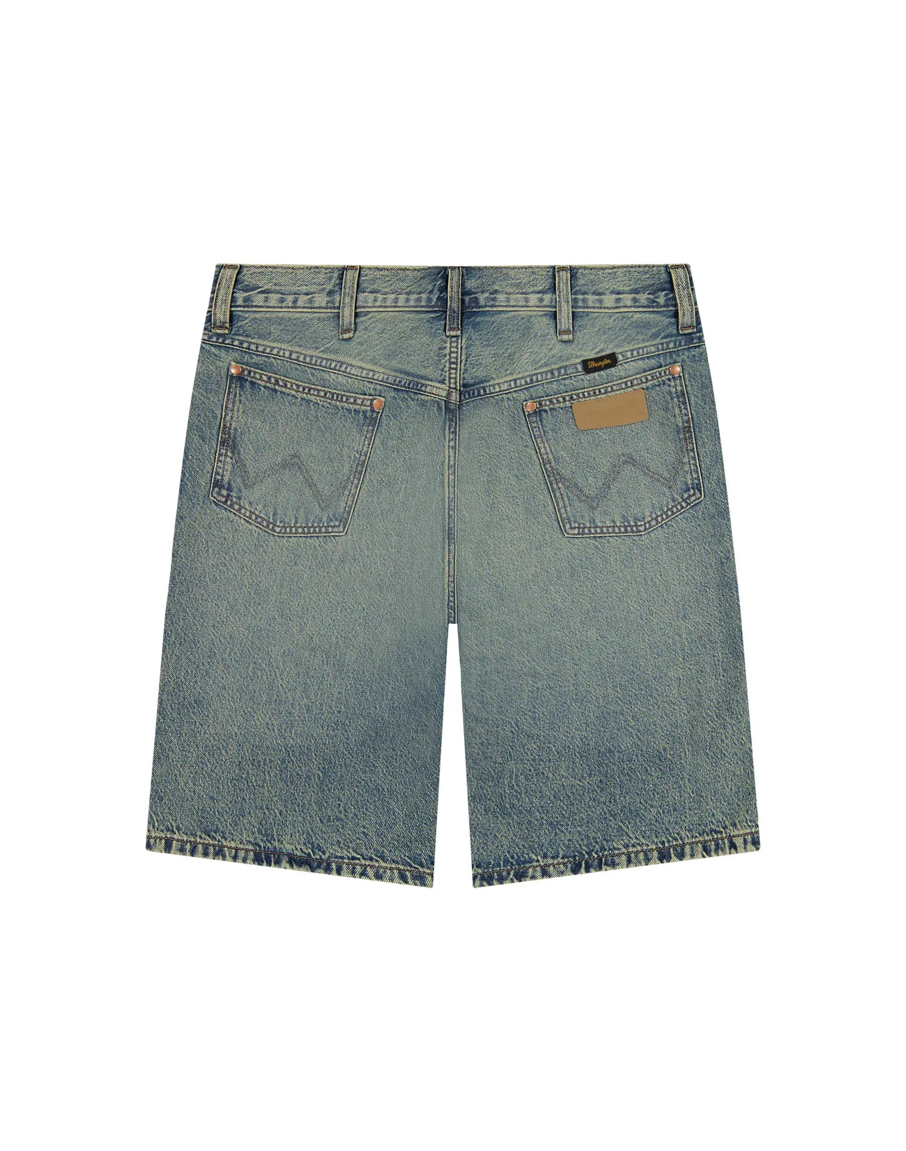Męskie Szorty Jeansowe Wrangler Cowboy Shorts Canyon Shade 112378440