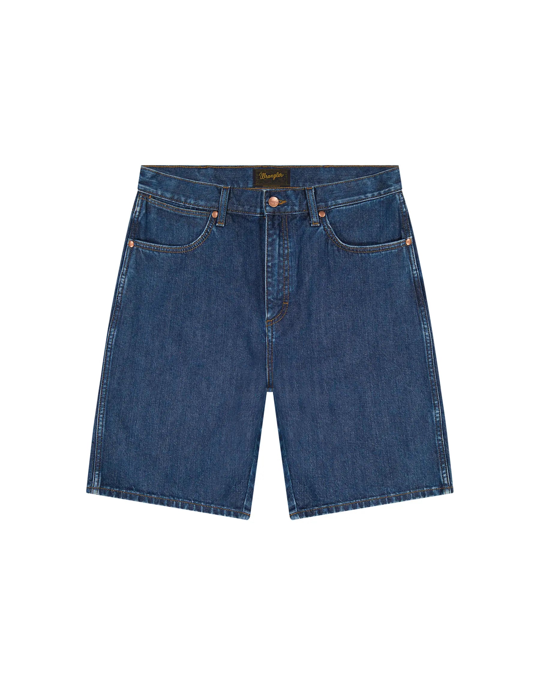 MESKIE SZORTY WRANGLER COWBOY SHORTS DARK STONE 112378443