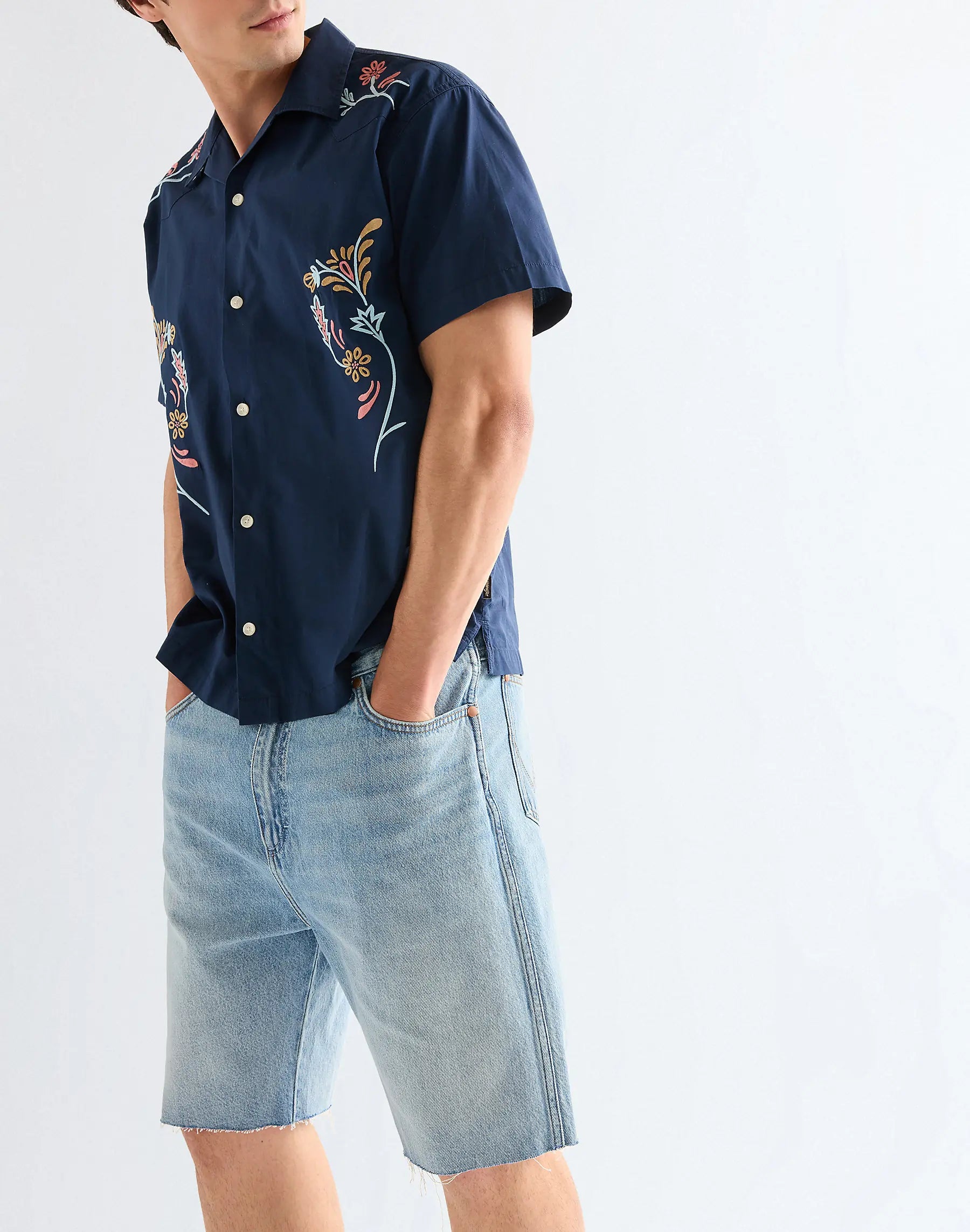 MESKIE SZORTY WRANGLER COWBOY SHORTS DAWN 112378439