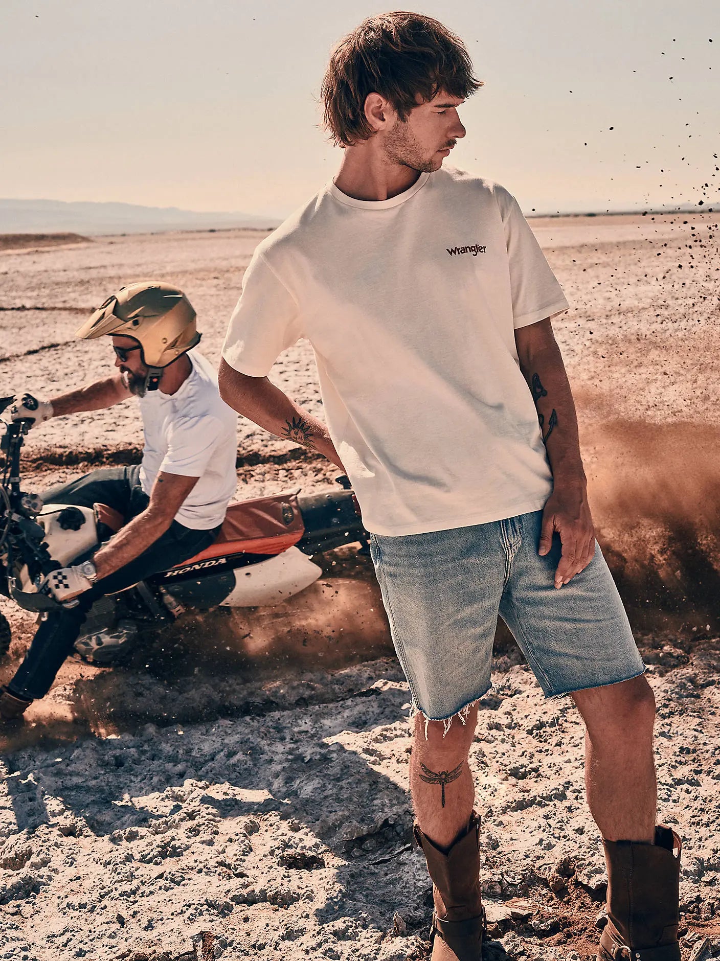 MESKIE SZORTY WRANGLER COWBOY SHORTS DAWN 112378439