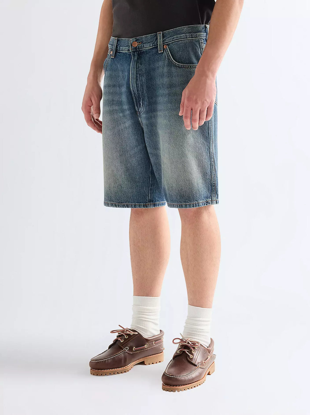 Męskie Szorty Jeansowe Wrangler Cowboy Shorts Dusk 112378441