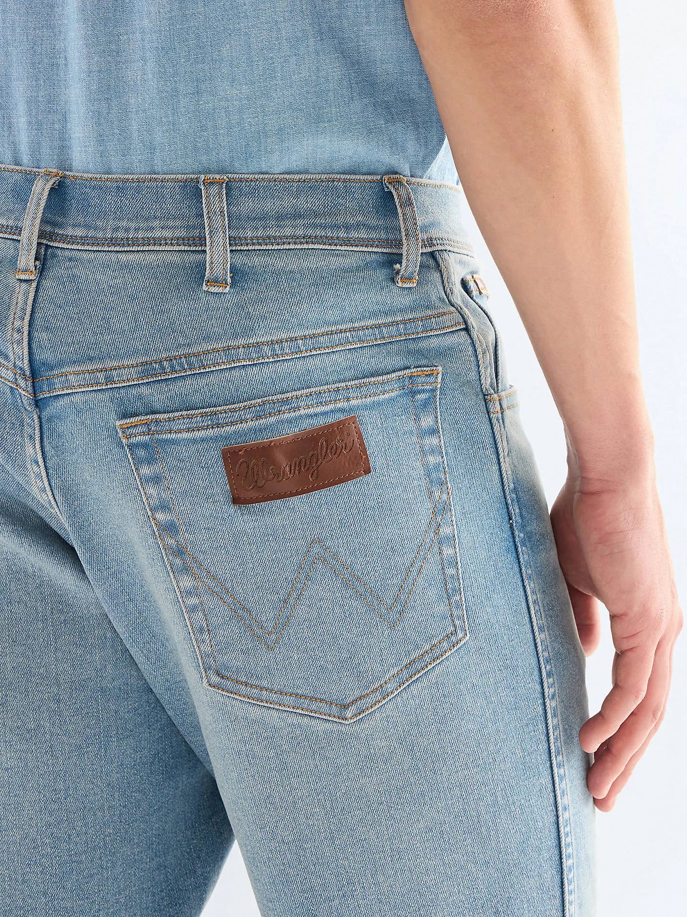Męskie Szorty Jeansowe Wrangler Texas Shorts Aged Blue 112378432