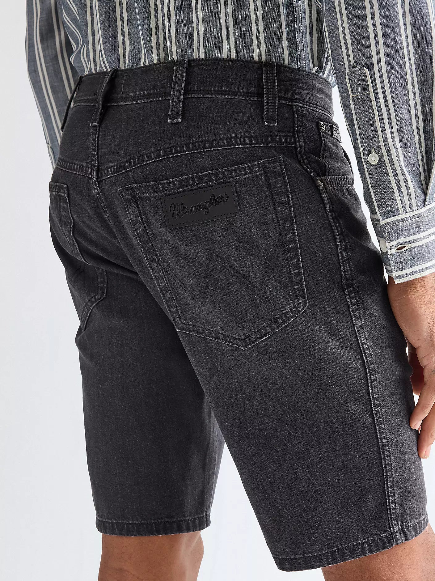 MESKIE SZORTY WRANGLER TEXAS SHORTS ONYX EMBER 112377813