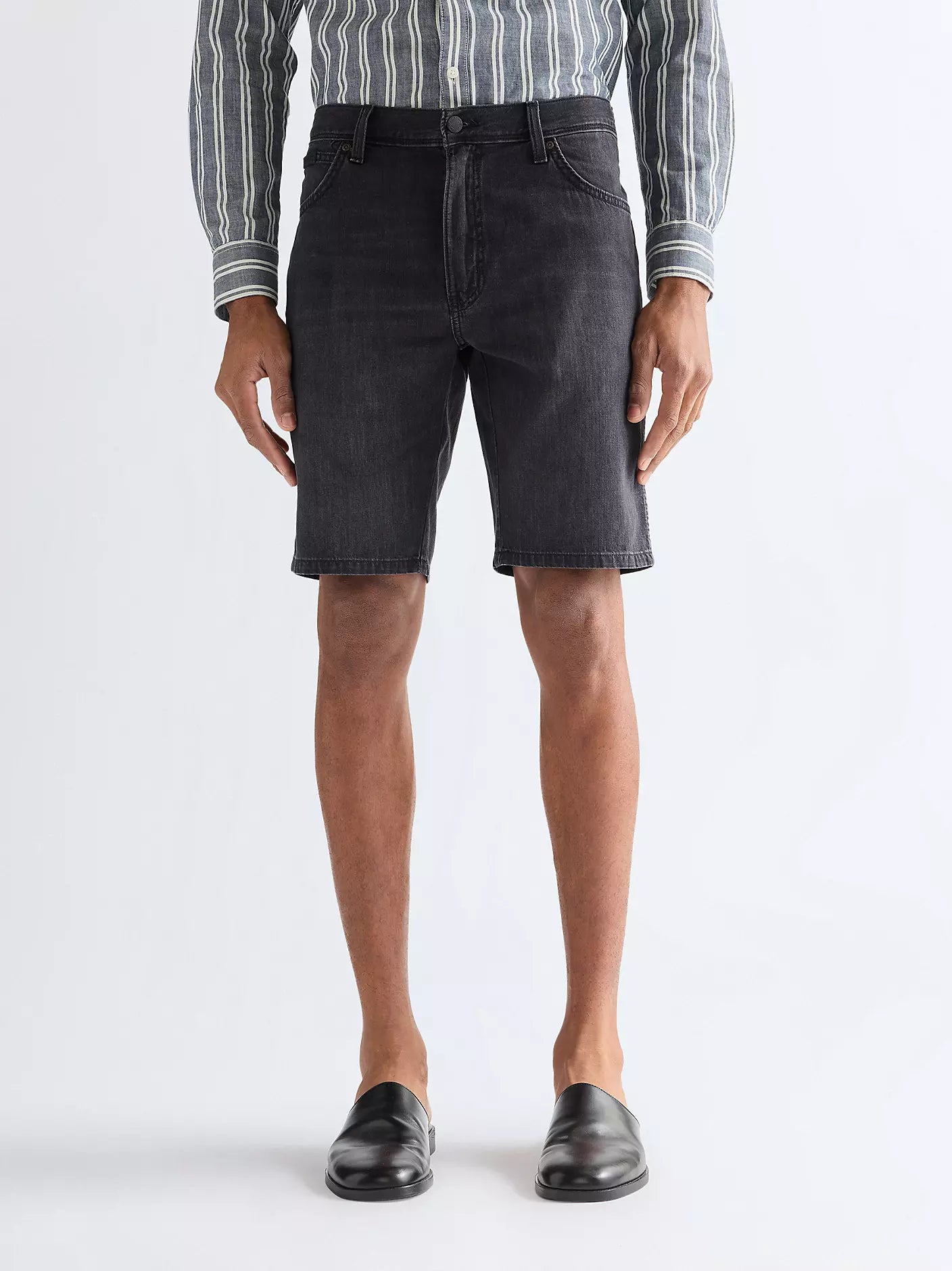 MESKIE SZORTY WRANGLER TEXAS SHORTS ONYX EMBER 112377813