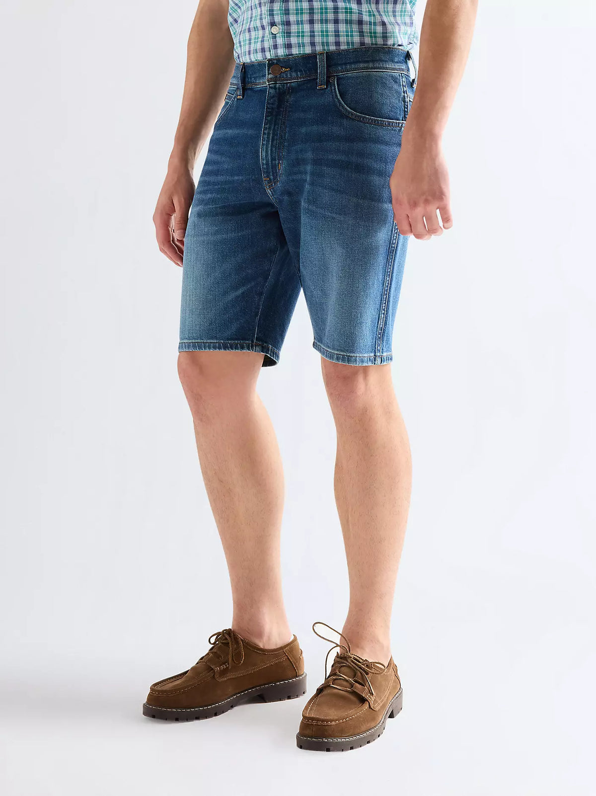 Męskie Szorty Wrangler Texas Shorts Stormforge Blue 112377789