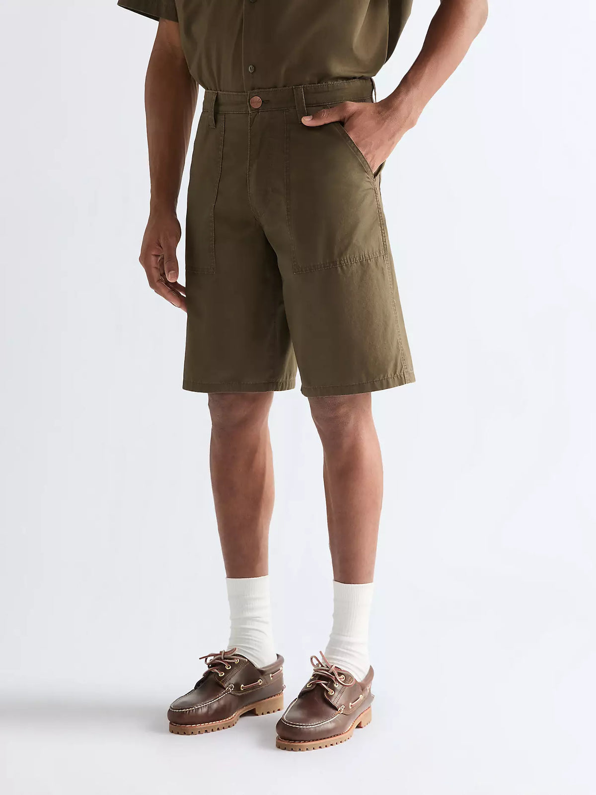 Męskie Szorty Wrangler Utility Shorts Wren 112379027
