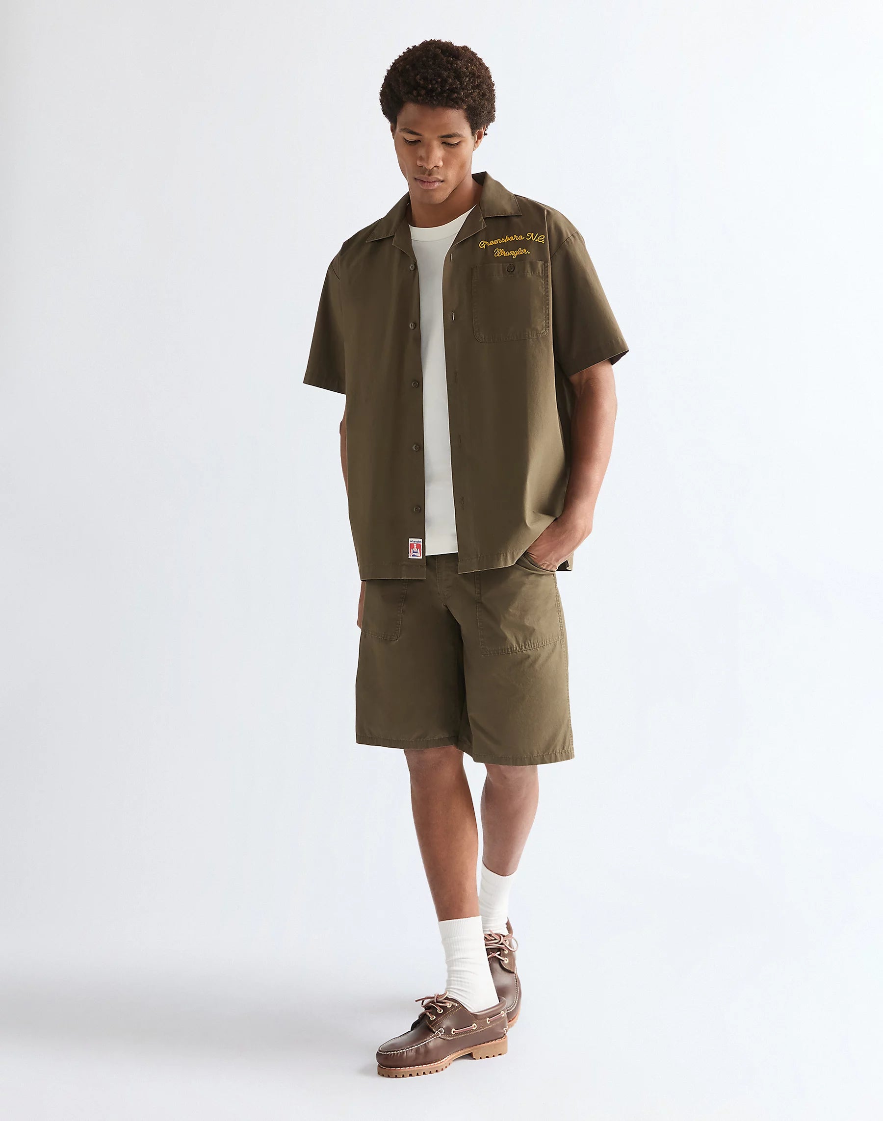 Męskie Szorty Wrangler Utility Shorts Wren 112379027