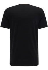 Mustang Alex C Print Męski T-Shirt Koszulka Logo Tee Black 1015052 4142