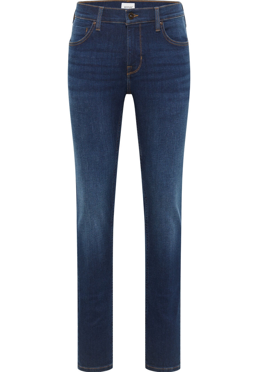 MUSTANG Atlanta Super Skinny MĘSKIE SPODNIE JEANSOWE JEANSY DŻINS Denim Blue 1014583 5000 883