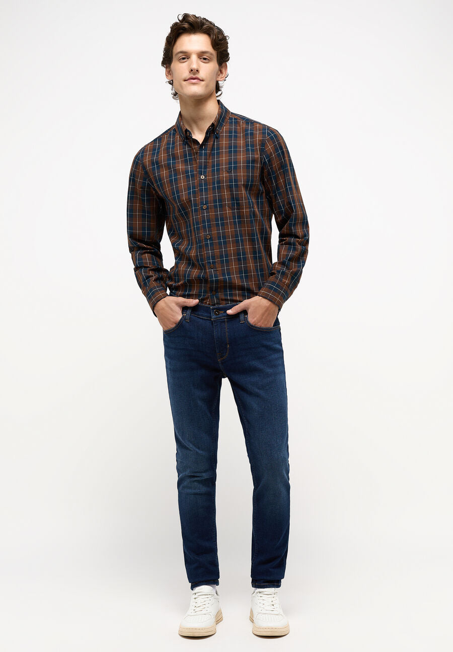 MUSTANG Atlanta Super Skinny MĘSKIE SPODNIE JEANSOWE JEANSY DŻINS Denim Blue 1014583 5000 883