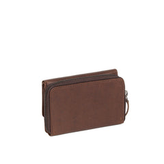 Skórzany Portfel Uniwersalny Mustang Como Wallet Top Opening Brown 06.103501