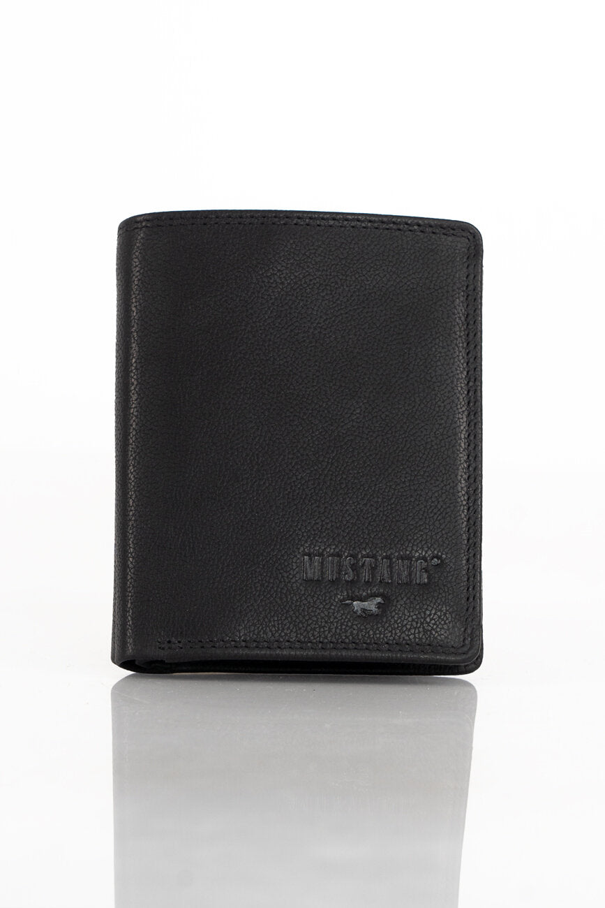 MUSTANG DENIMO HIGH WALLET MĘSKI SKÓRZANY PORTFEL POJEMNY NA KARTY PREMIUM