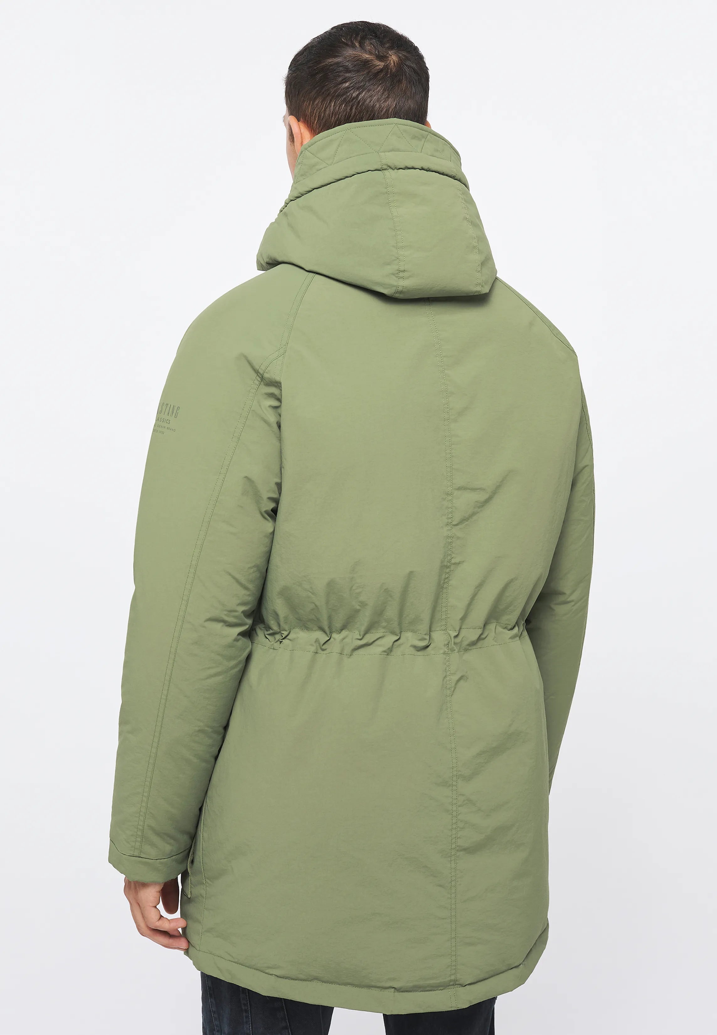 MUSTANG Daniel Washed Parka Four Leaf Clover 1013040 6352