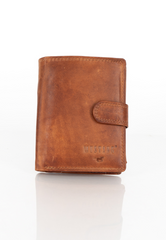 MUSTANG Denimo High Wallet Side Opening UNIWERSALNY SKÓRZANY PORTFEL POJEMNY NA KARTY RFID