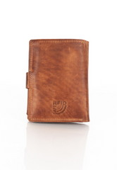 MUSTANG Denimo High Wallet Side Opening UNIWERSALNY SKÓRZANY PORTFEL POJEMNY NA KARTY RFID