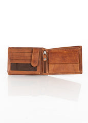 MUSTANG Denimo High Wallet Side Opening With Button MĘSKI SKÓRZANY PORTFEL POJEMNY NA KARTY PREMIUM
