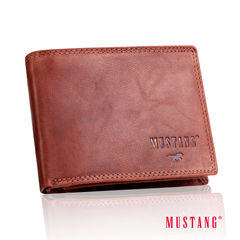 Portfel Skórzany Męski Mustang Denimo Wallet Side Opening