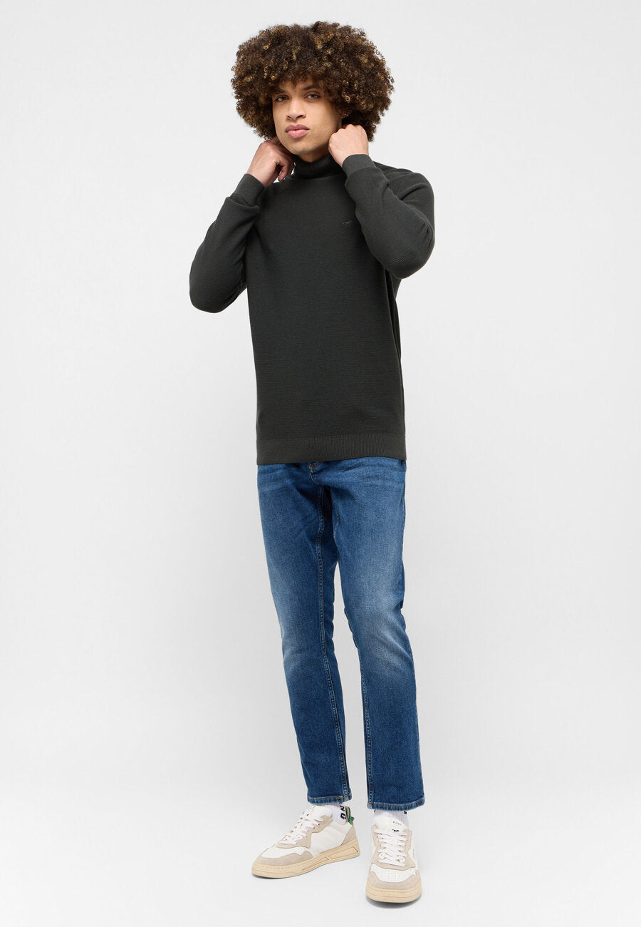MUSTANG ELGIN MĘSKI SWETER ELEGANCKI GOLF LOGO