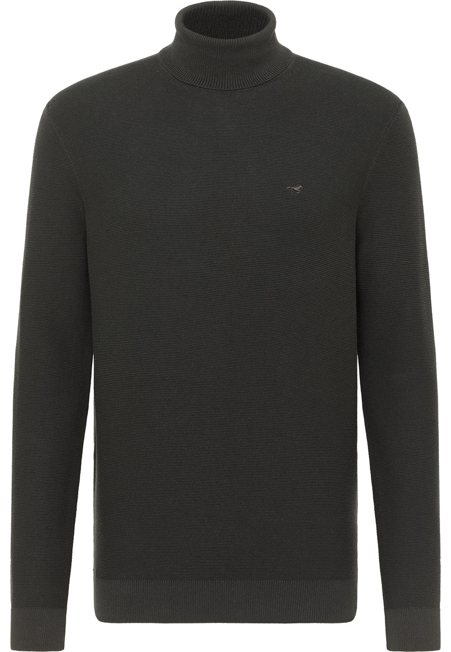 MUSTANG ELGIN MĘSKI SWETER ELEGANCKI GOLF LOGO