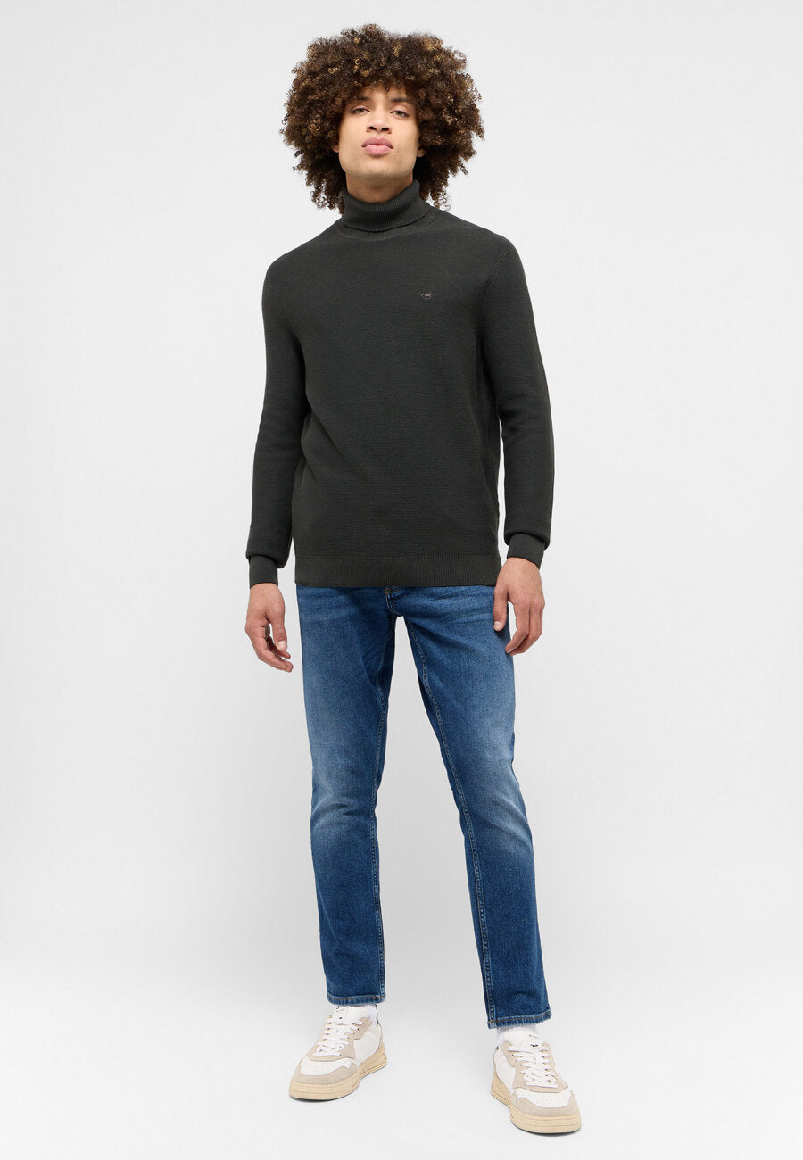 MUSTANG ELGIN MĘSKI SWETER ELEGANCKI GOLF LOGO