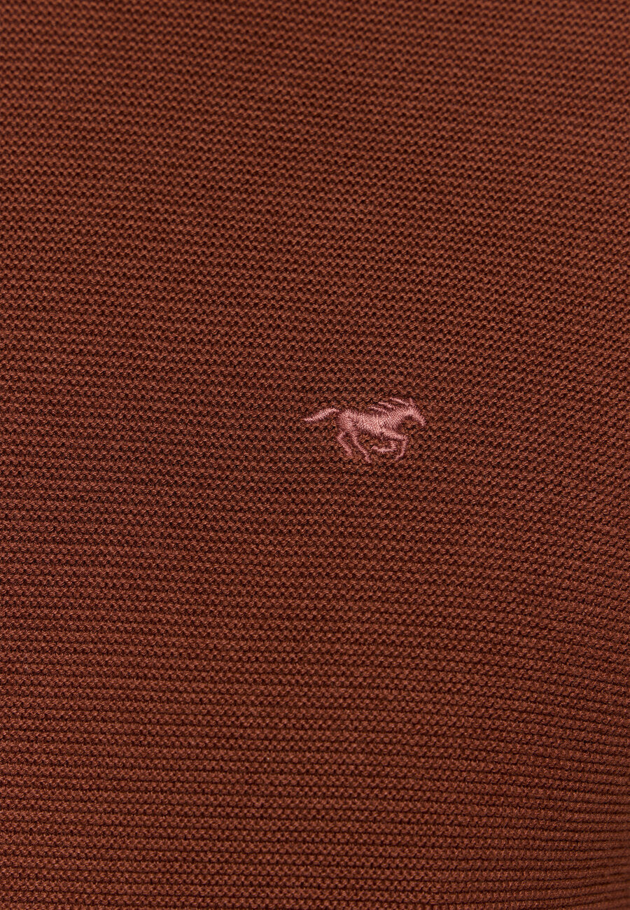 Męski Sweter Mustang Elliot Dress Cinnamon 1015815 3238