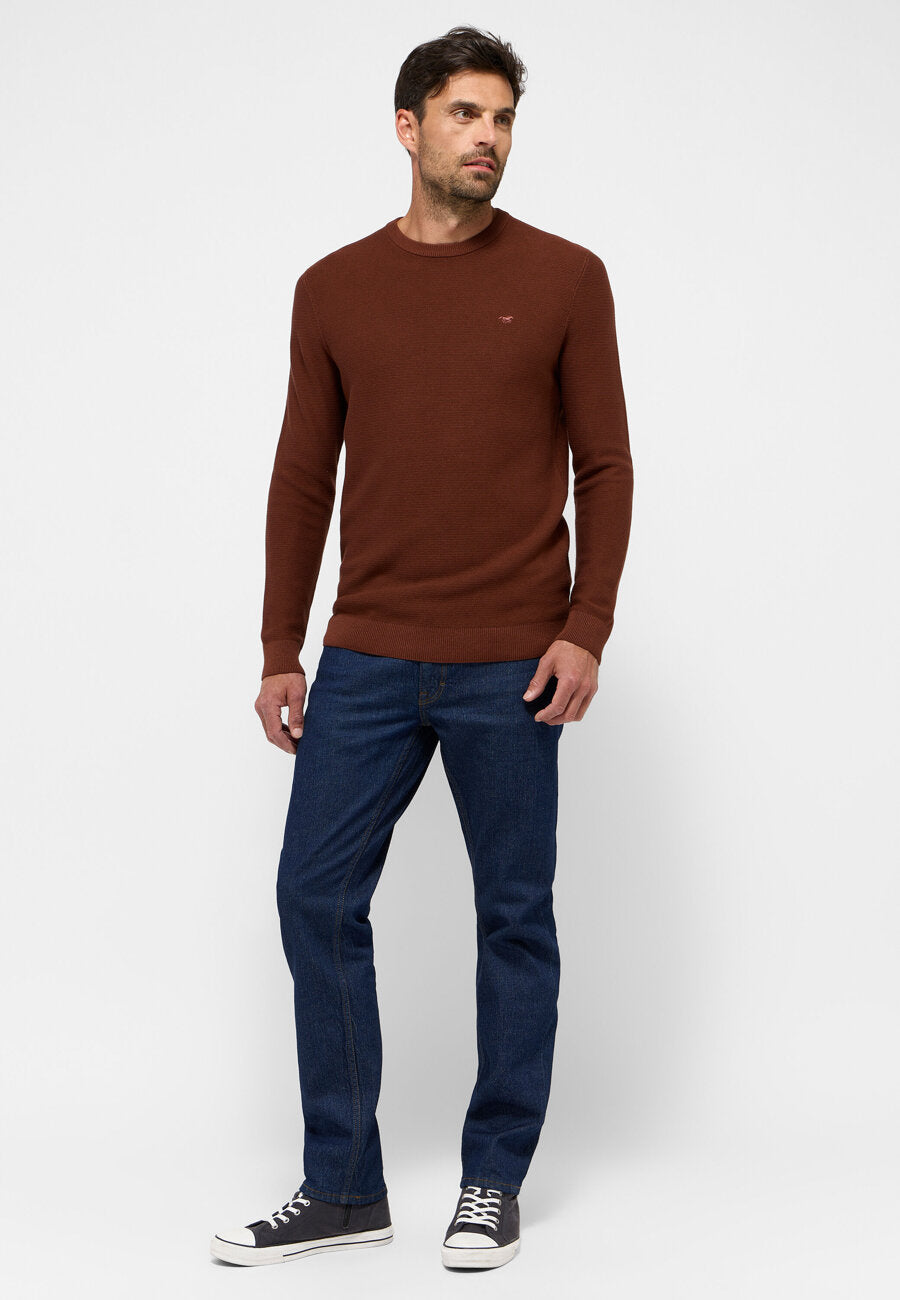 Męski Sweter Mustang Elliot Dress Cinnamon 1015815 3238