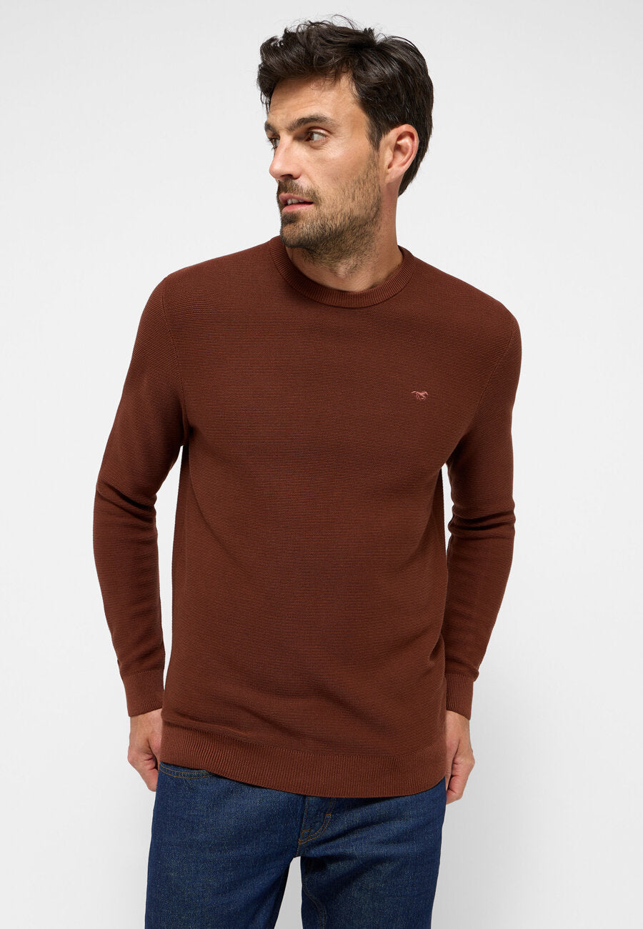 Męski Sweter Mustang Elliot Dress Cinnamon 1015815 3238