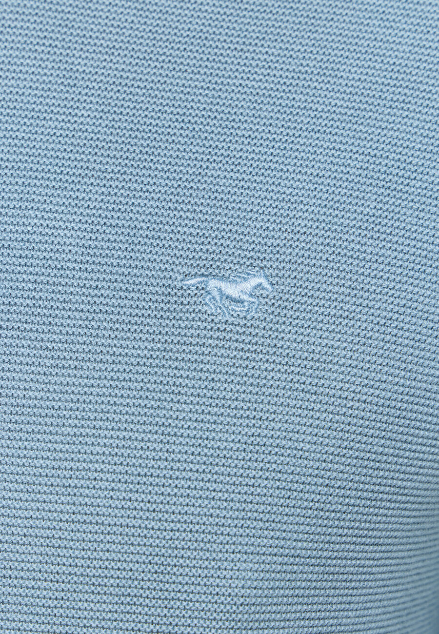 Męski Sweter Mustang Elliot Logo Mountain Spring 1015815 5435