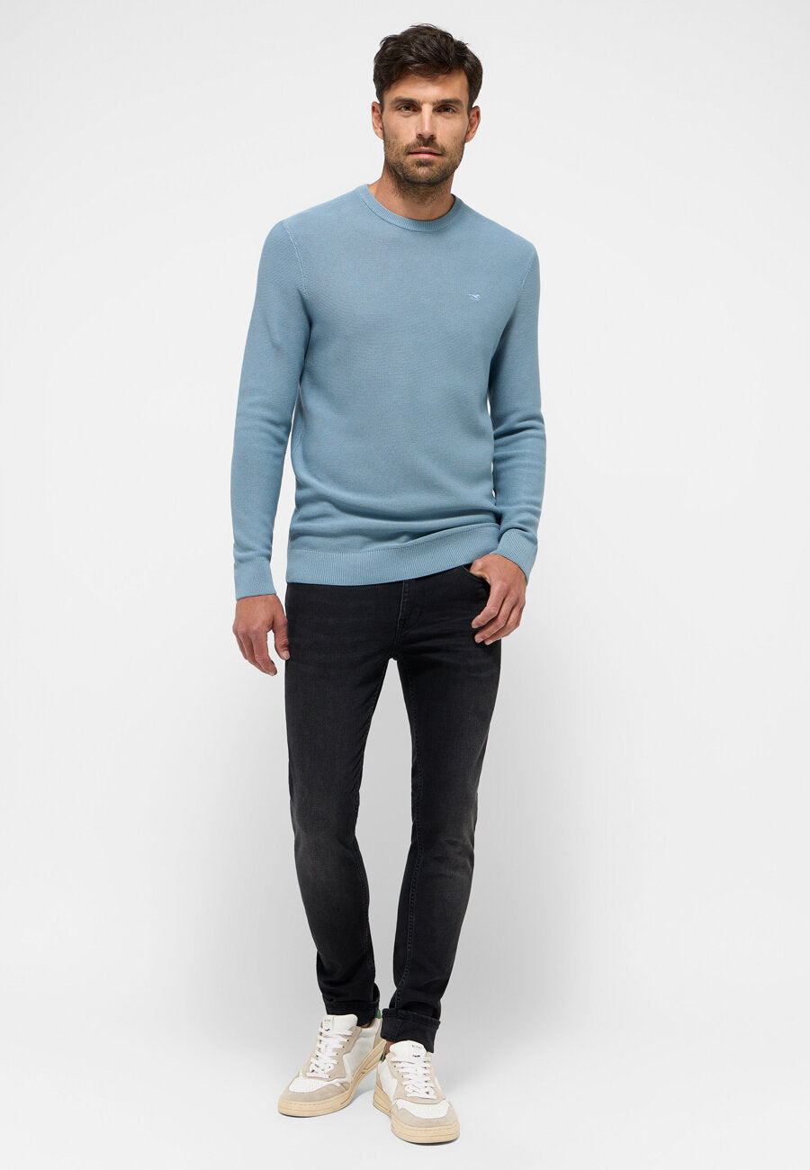 Męski Sweter Mustang Elliot Logo Mountain Spring 1015815 5435
