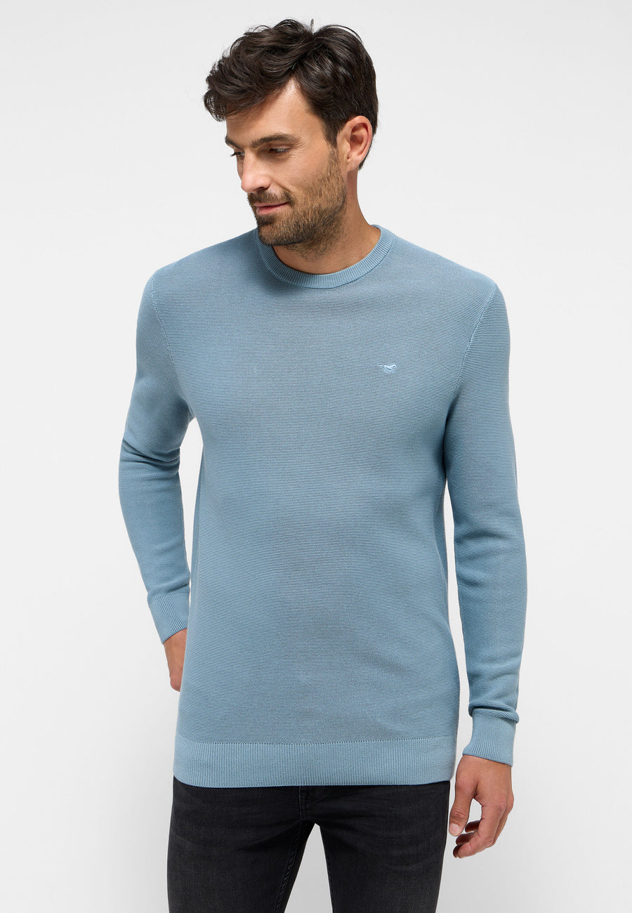 Męski Sweter Mustang Elliot Logo Mountain Spring 1015815 5435