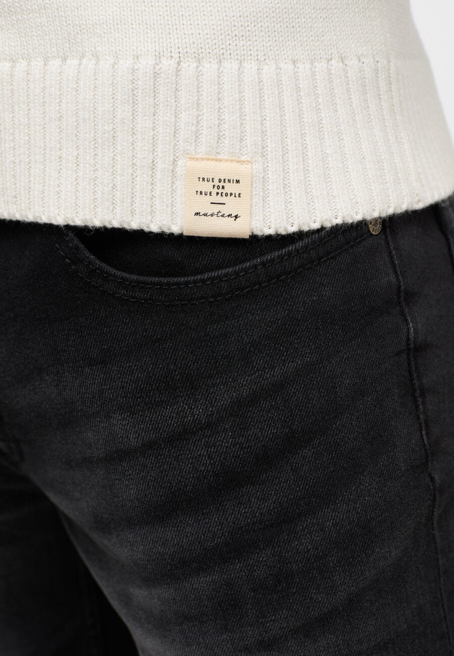 MUSTANG Emil T Zipper MĘSKI SWETER NA SUWAK Cloud Dancer 1014121 2020
