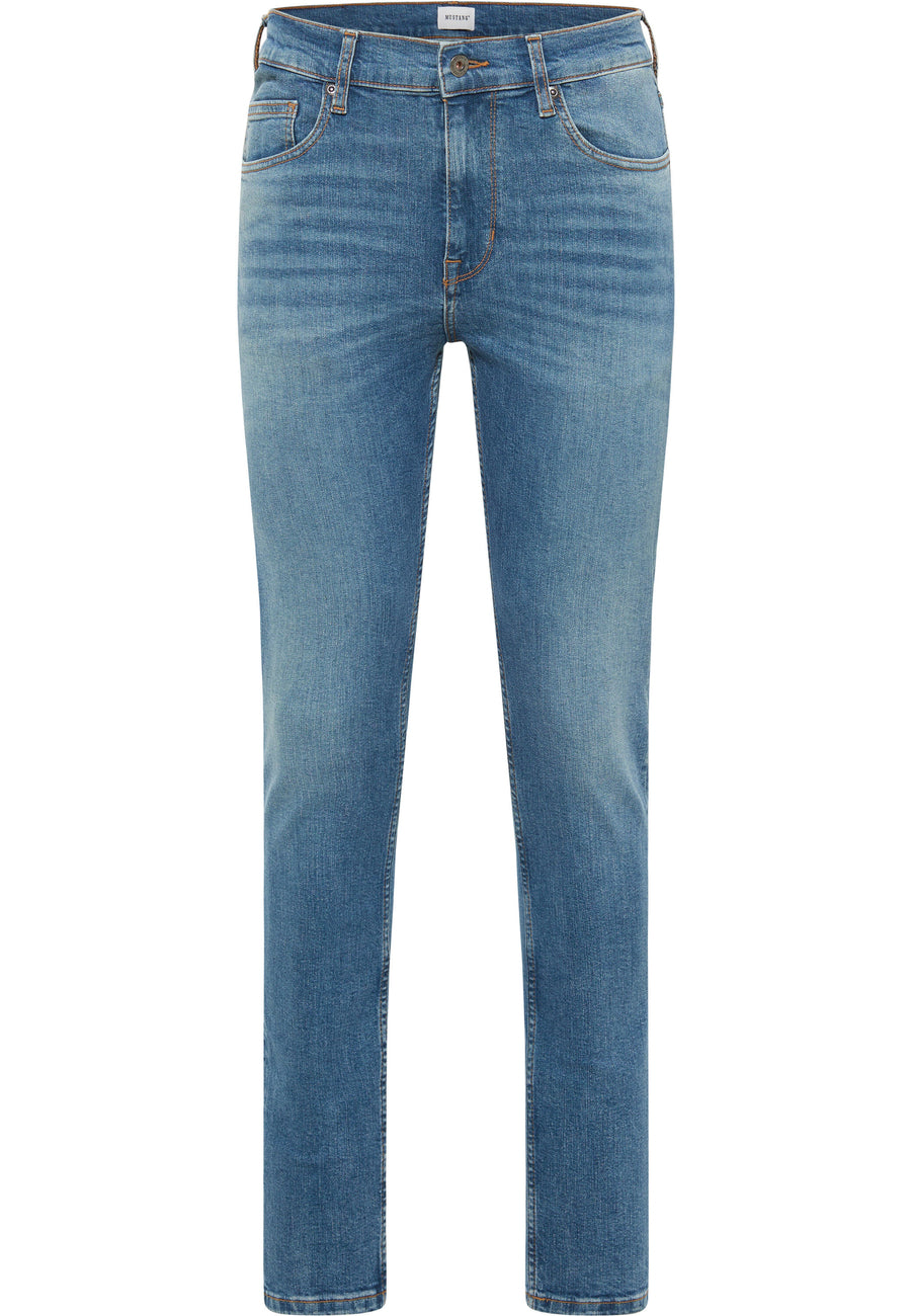 MUSTANG FRISCO SKINNY MĘSKIE SPODNIE JEANSOWE JEANSY DŻINSY DENIM BLUE 1015493 5000 783
