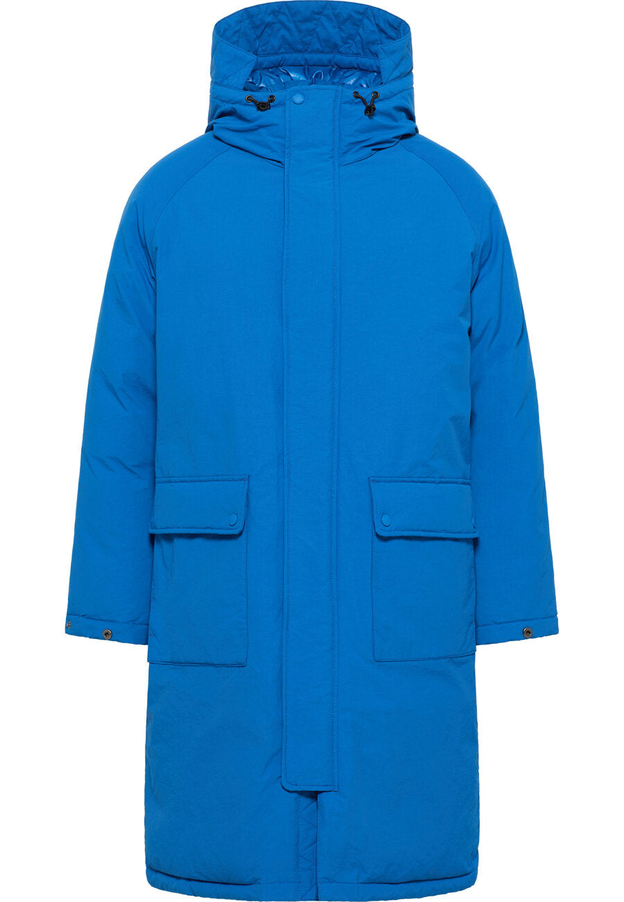 MUSTANG LONG PARKA MĘSKA KURTKA ZIMOWA CIEPŁA NA ZIME SNORKEL BLUE 1014472 5337