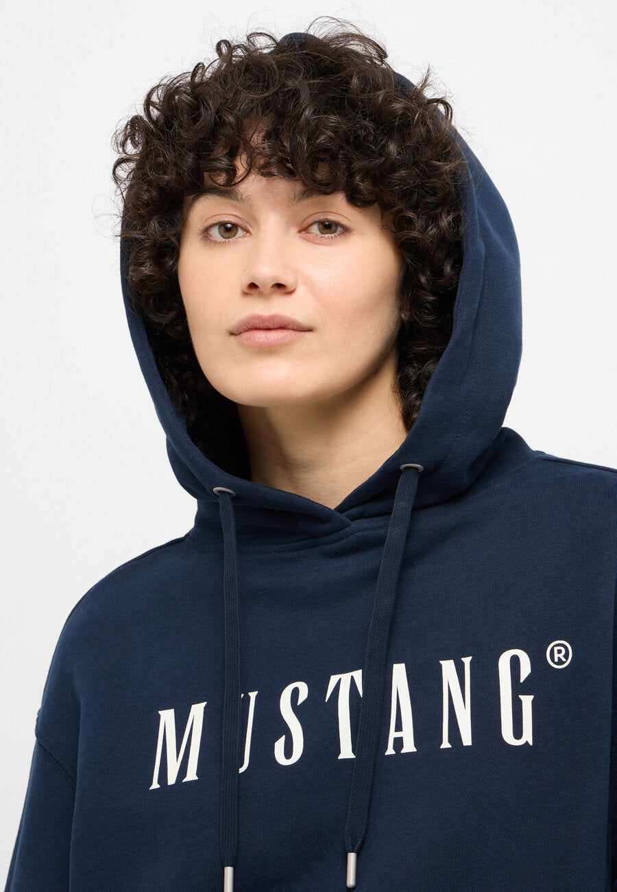 Mustang Margo Damska Bluza Z Kapturem Dark Sapphire 1013934 4136