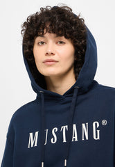 Mustang Margo Damska Bluza Z Kapturem Dark Sapphire 1013934 4136