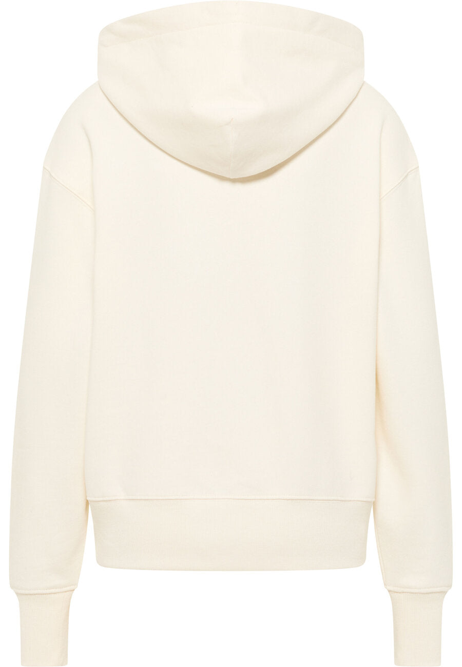 Mustang Margo Damska Bluza z Kapturem Logo Whisper White 1013934 2013