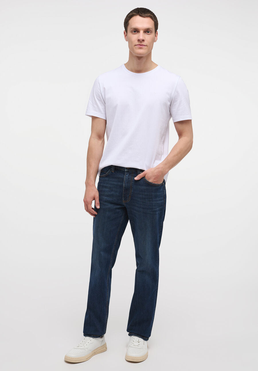 MUSTANG TRAMPER STRAIGHT MĘSKIE SPODNIE JEANSOWE DENIM BLUE 1013717 5000 883