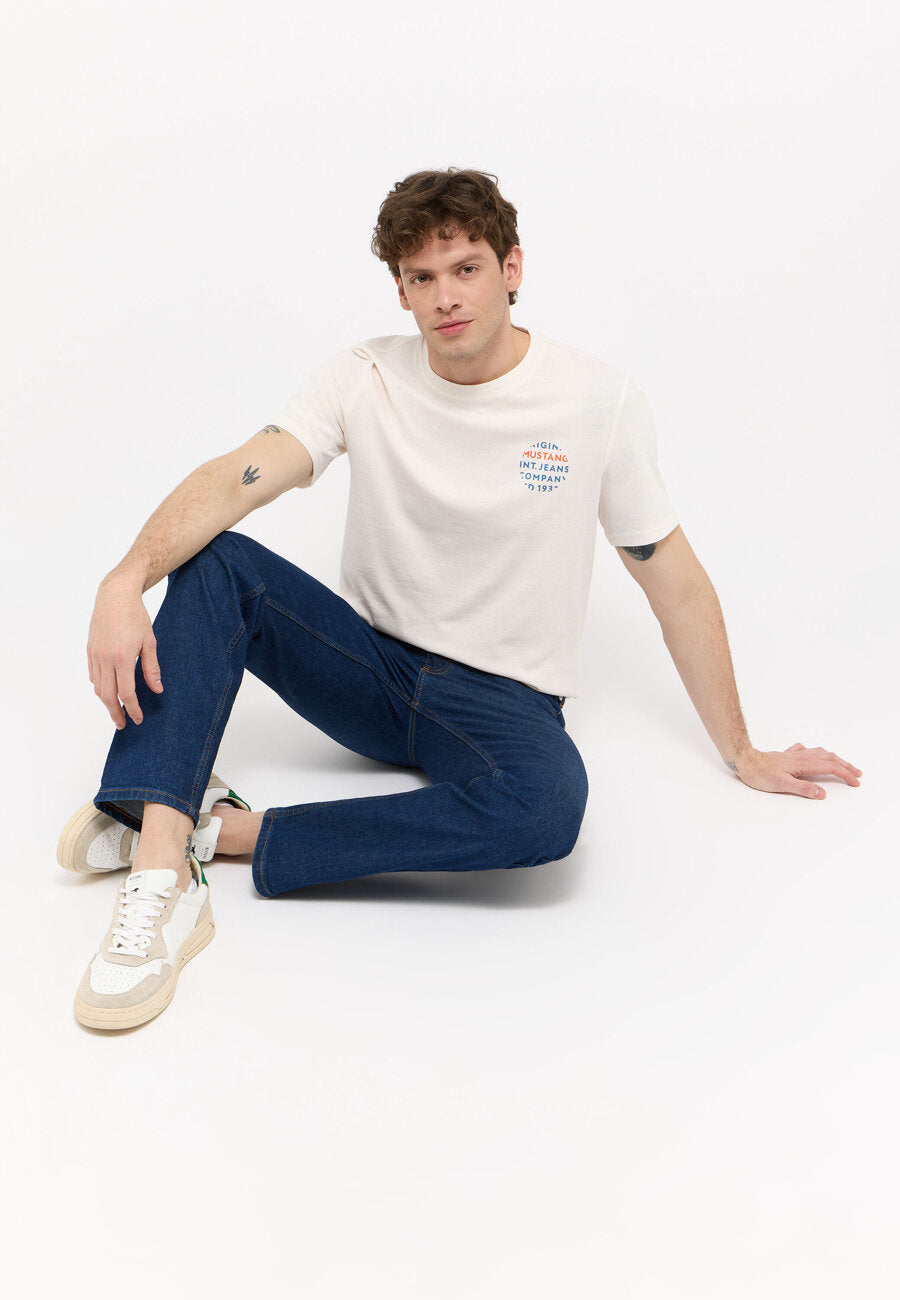 MUSTANG TRAMPER STRAIGHT MĘSKIE SPODNIE JEANSOWE JEANS DENIM BLUE 1014871 5000 900