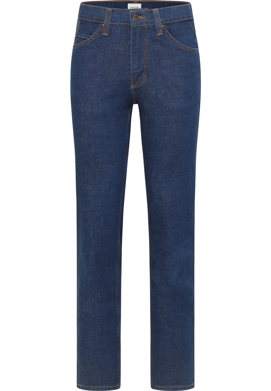 MUSTANG TRAMPER STRAIGHT MĘSKIE SPODNIE JEANSOWE JEANS DENIM BLUE 1014871 5000 900