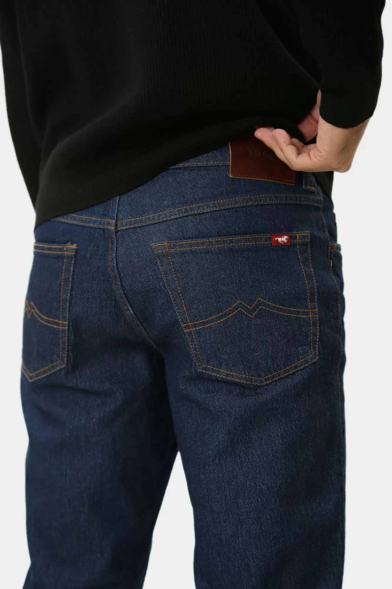 MUSTANG TRAMPER STRAIGHT MĘSKIE SPODNIE JEANSOWE JEANSY DŻINSY DENIM BLUE 1015514 5000 940