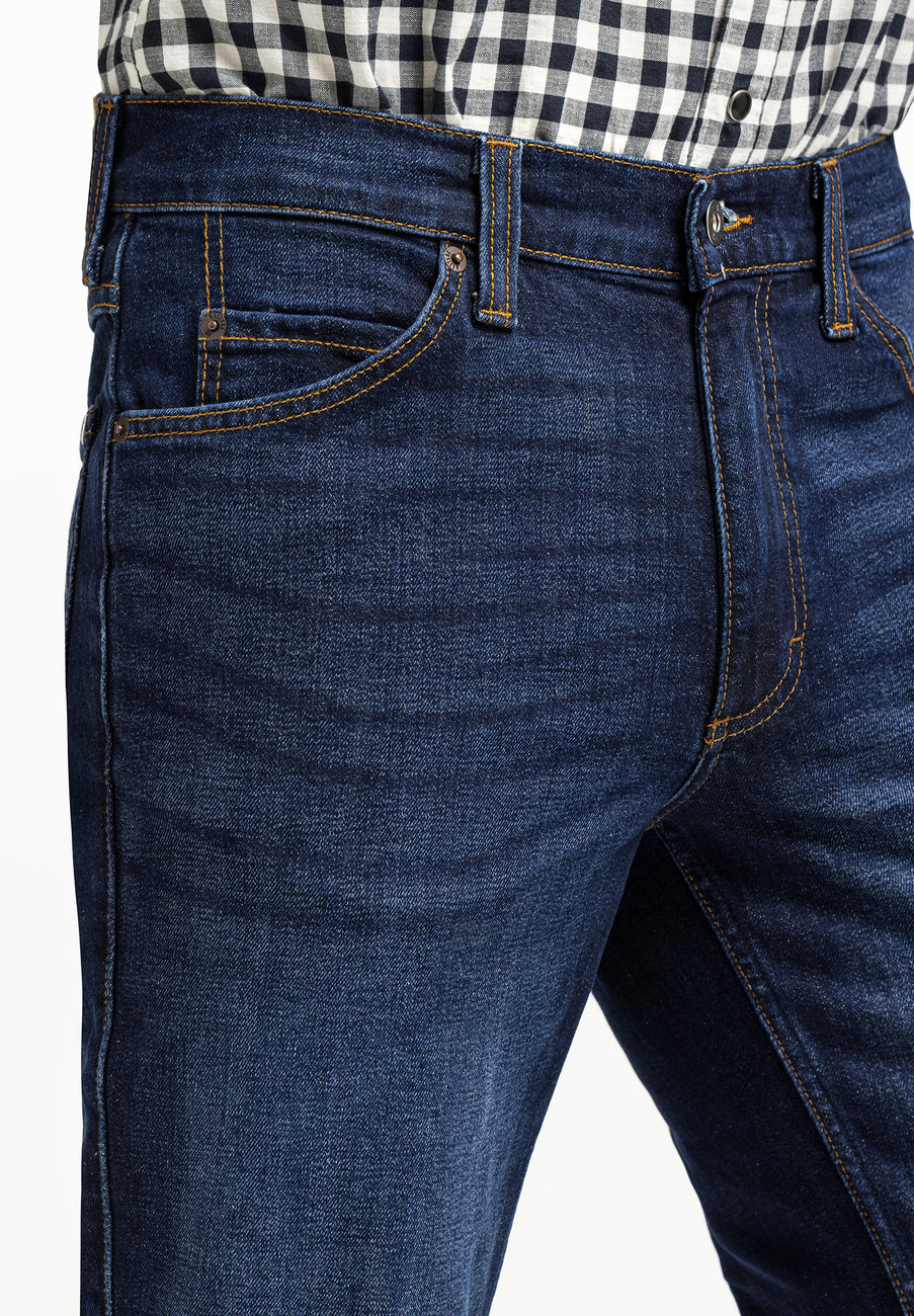 MUSTANG TRAMPER TAPERED MĘSKIE SPODNIE JEANSOWE JEANSY DŻINSY DENIM BLUE 1015352 5000 982