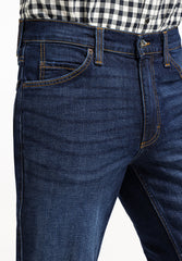 MUSTANG TRAMPER TAPERED MĘSKIE SPODNIE JEANSOWE JEANSY DŻINSY DENIM BLUE 1015352 5000 982