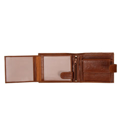 Skórzany Portfel Męski Mustang Triest Wallet Side Opening Cognac 06.102831