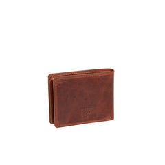 MUSTANG UDINE WALLET MĘSKI SKÓRZANY PORTFEL PREMIUM POJEMNY NA KARTY SKÓRA COGNAC 06.101831