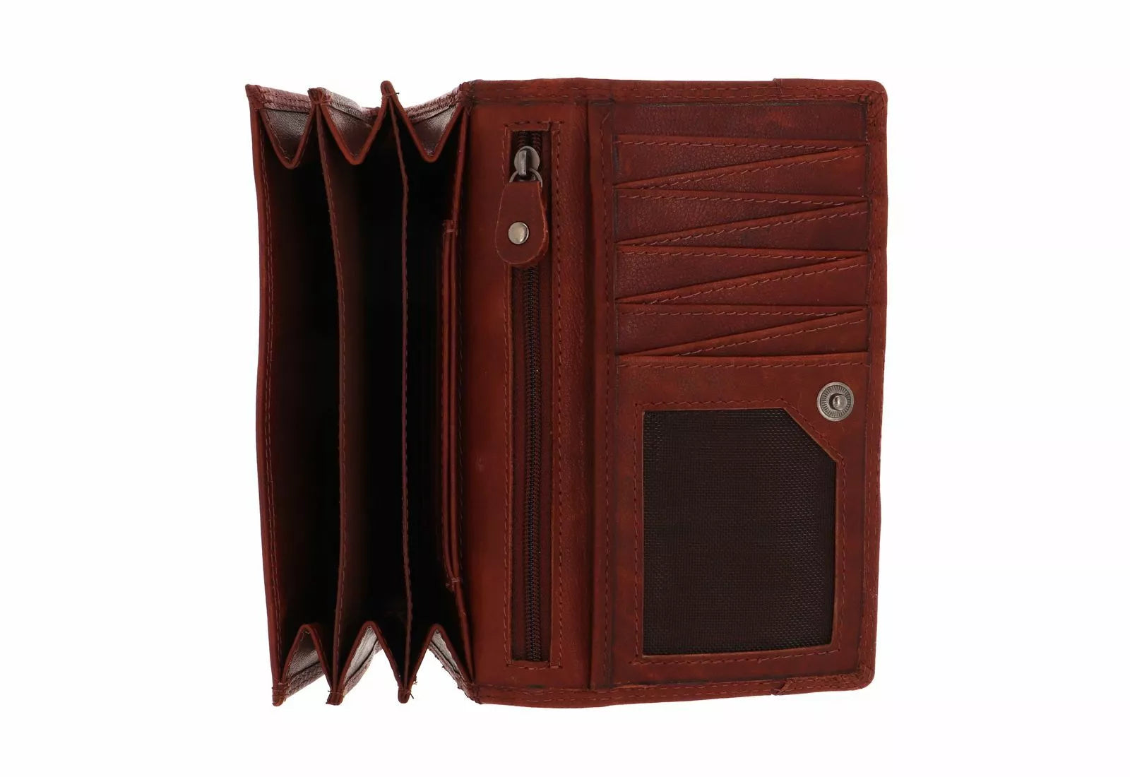 Skórzany Portfel Uniwersalny Mustang Udine Wallet Brown 06.102301