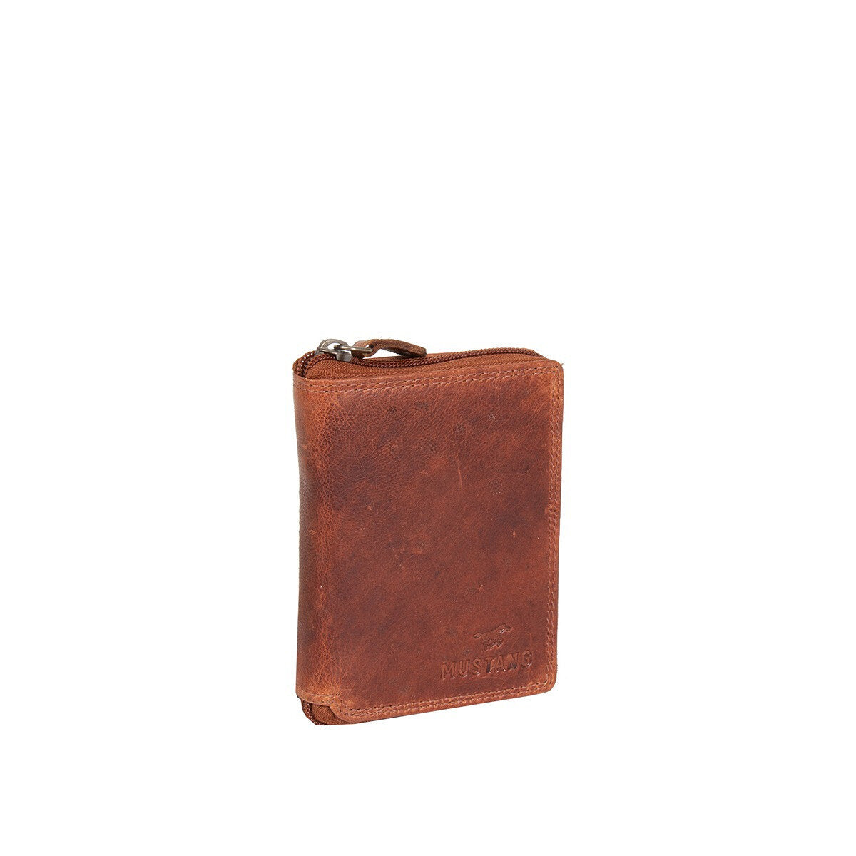 Skórzany Portfel Uniwersalny Mustang Udine Wallet Cognac 06.102131
